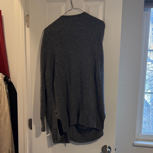 Madewell Charcoal Open-Front Cardigan - Picture 4 of 5